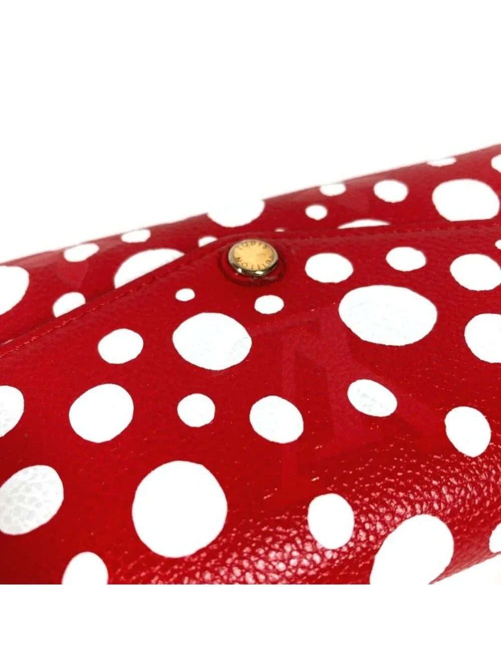 Louis Vuitton Wallet Portefeuille Sarah NM Leather Yayoi Kusama